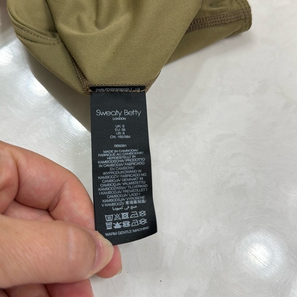 Sweaty Betty All Day Wrap Waist Tank Color Terra Brown NWT - Picture 8 of 8